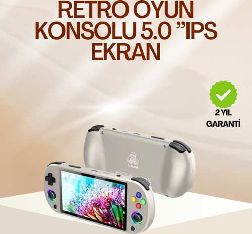 5" IPS Ekranlı Taşınabilir Oyun Konsolu