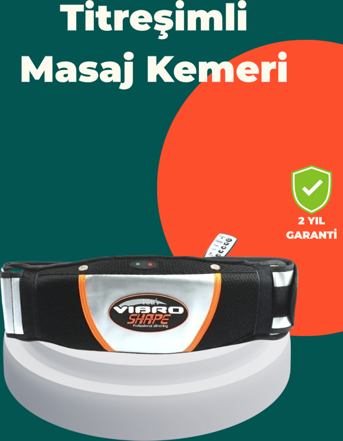 Titreşimli Masaj ve Kızılötesi Isı Teknolojili Elektrikli Bel Kemeri