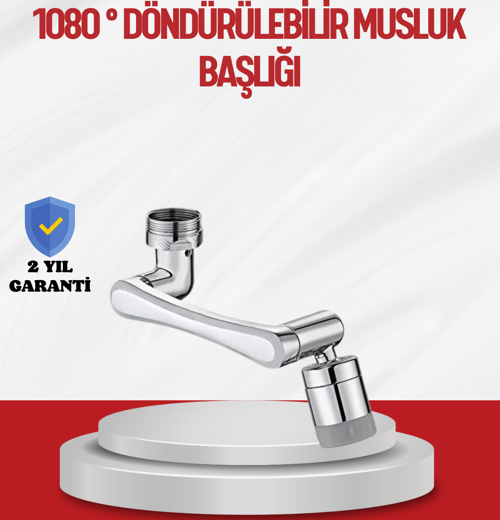 1080° Çok Yönlü Musluk Aparatı Püskürtme ve Köpük Akışlı