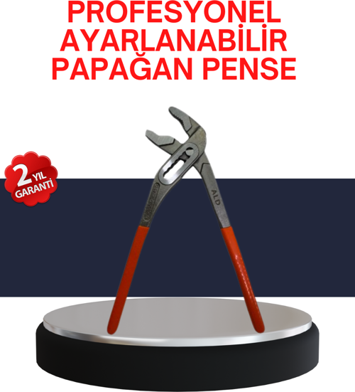 Dayanıklı Çelik Papağan Pense Ergonomik Yalıtımlı Sap