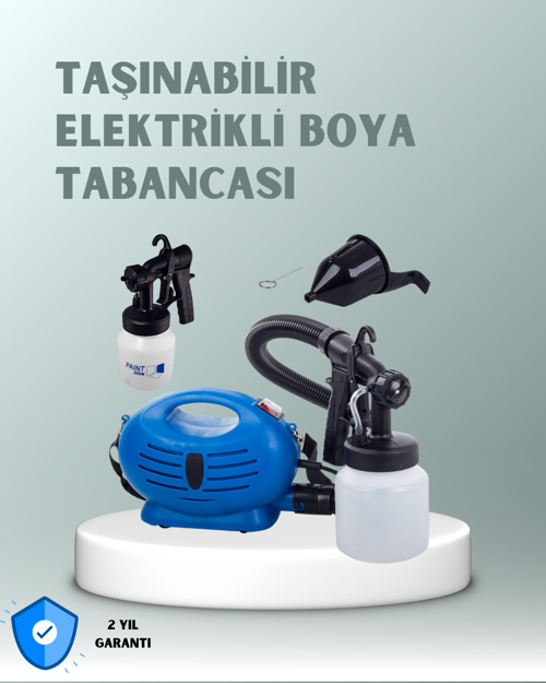 3 Modlu Püskürtme Özellikli Boya Cihazı-Damlama Yapmayan