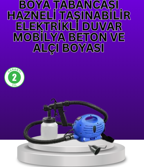 Yüksek Basınçlı Boya Tabancası Ev ve Atölye Tipi