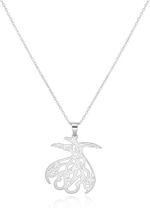 Semazen Gümüş Kolye - Gümüş