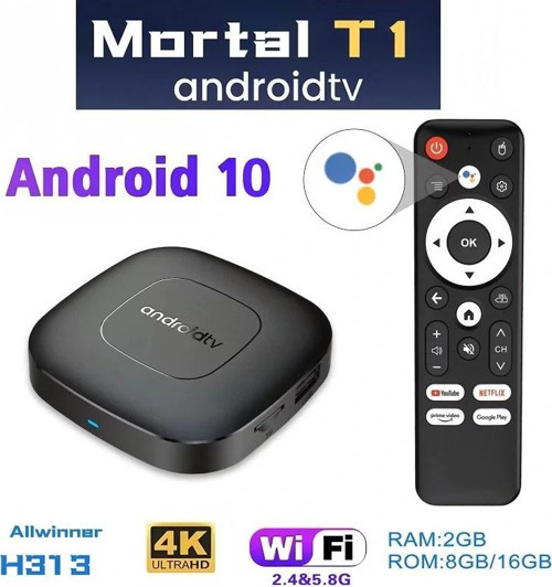 Mortal T1.Android Tv Box 2gb Ram -16 gb Hafıza Android 12 Tvbox (5365)