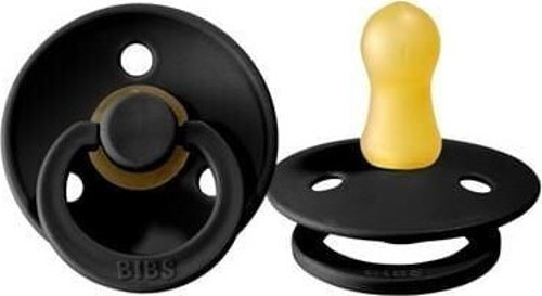 Bibs Colour Kauçuk Emzik 6-18 Ay Black