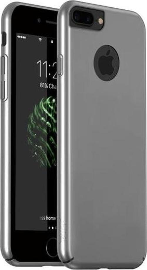 iPhone 7 Plus ile Uyumlu Slim Fit Kılıf Silver