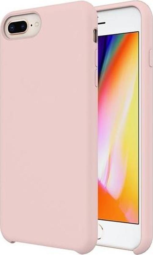 iPhone 8 Plus / 7 Plus ile Uyumlu Rubber Fit Kılıf Pink Sand