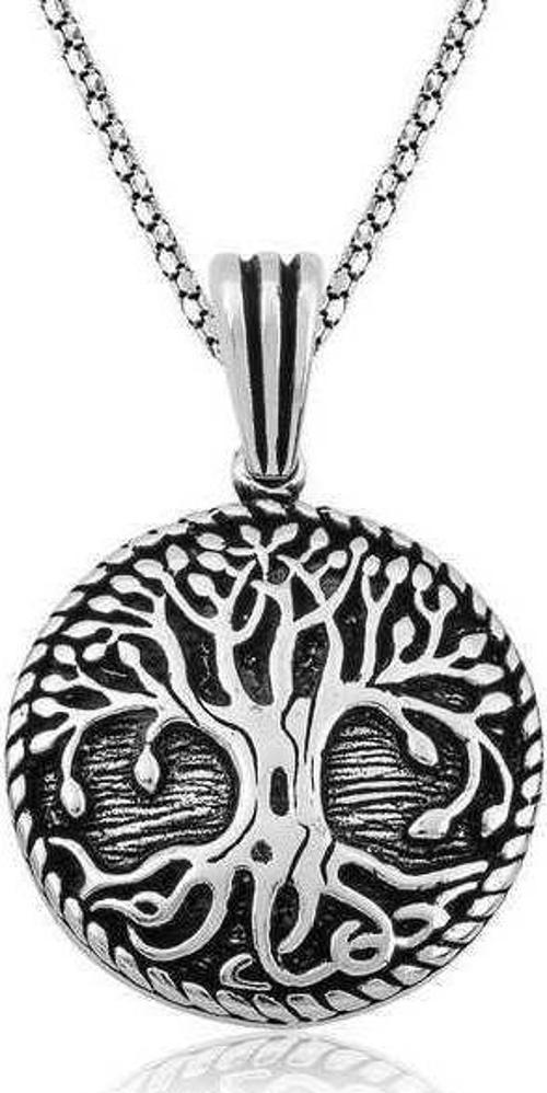 925 Ayar Gümüş Köklü Yaşam Ağacı Kolye