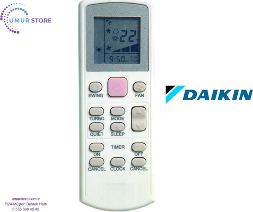 Daikin ACQ100DV1 Uyumlu Klima Kumandası