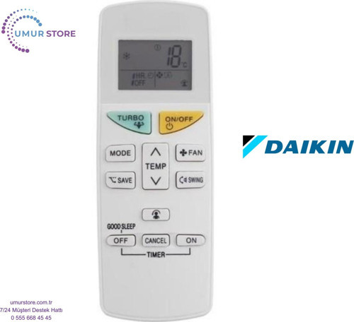 Daikin FTXP71M Inverter Klima Kumandası