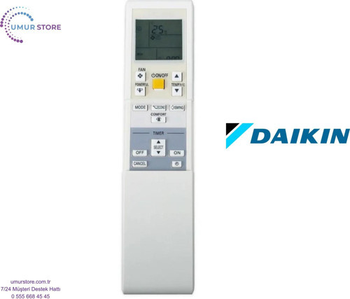 Daikin FTXS50J2V1B Uyumlu Klima Kumandası