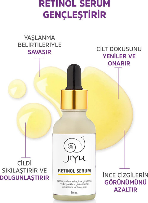 Retinol Serum 30 ml – Yaşlanma Karşıtı, Onarıcı & Cilt Yenileyici Etki