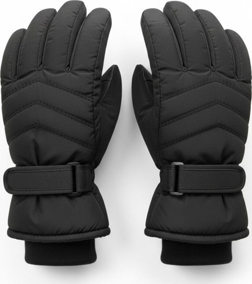 M-L Unisex İçi Polarlı Su Geçirmez Kayak Eldiveni | Rüzgar Geçirmez Hafif Kar Eldiveni