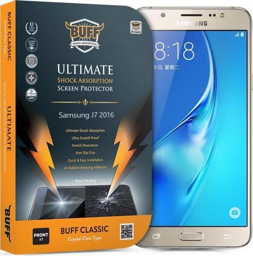 Galaxy J7 2016 ile Uyumlu Darbe Emici Ekran Koruyucu Film