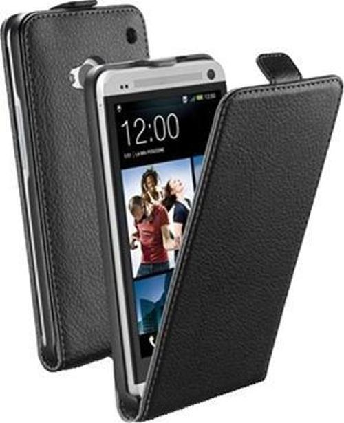 One ile Uyumlu Flap Essential Mıknatıslı Deri Kılıf Siyah FLAPESSENONEBK