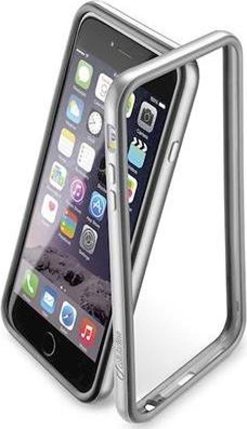 iPhone 6S Plus/6 Plus ile Uyumlu Bumper Satin Kılıf Gri BUMPSATINIPH655D