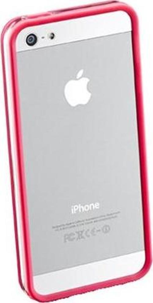iPhone SE/5S/5 ile Uyumlu Bumper Kılıf Pembe BUMPERIPHONE5P