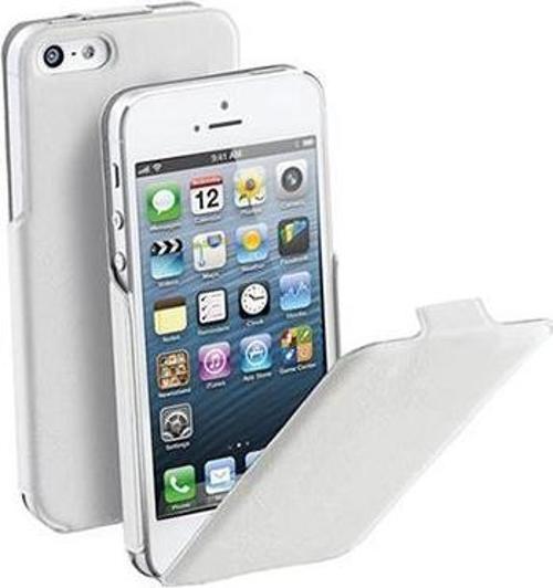 iPhone SE/5S/5 ile Uyumlu Flap Flat Kapaklı Kılıf BeyazFLAPSLIMIPHONE5W