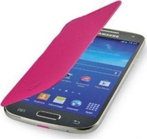 Galaxy S4 Mini ile Uyumlu Flip Book Kılıf Pembe BACKBOOKGALS4MINP