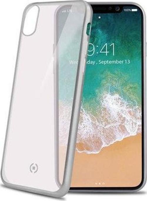 Lasermatt iPhone X ile Uyumlu Gümüş Kılıf