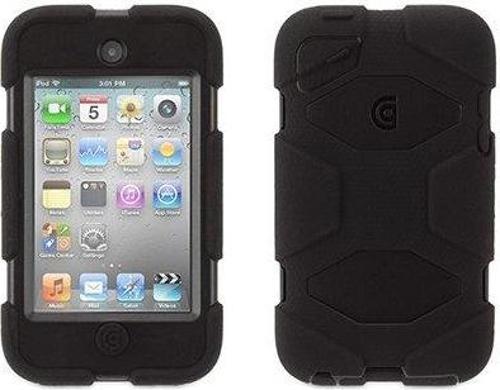 Survivor iPod Touch 4 ile Uyumlu Kılıf Siyah