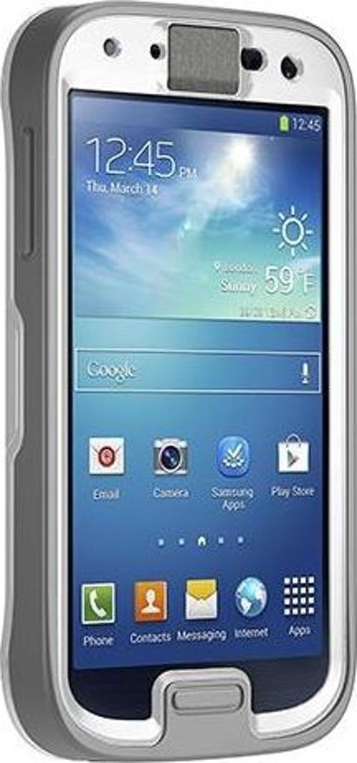 Galaxy S4 ile Uyumlu Preserver Kılıf Beyaz