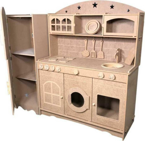 ÖZKA HOBBYTOYS BUZDOLAPLI 7 ADET MUTFAK SETİVE 2 BOYA VE FIRÇA HEDİYELİ