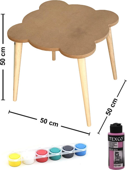 Ahşap Ham Mdf 18 Mm Aktivite Ve Etkinlik Çocuk Masası- Çm07