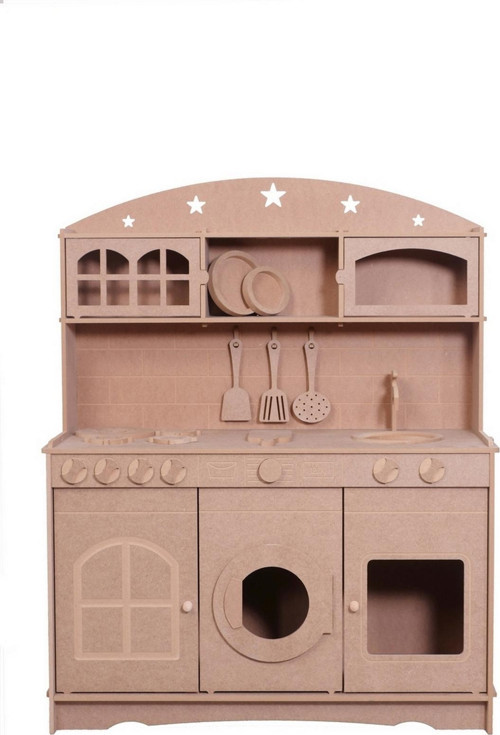 ÖZKA HOBBY WOOD 3 KAPAKLI 2 ADET BOYA VE FIRÇA HEDİYELİ