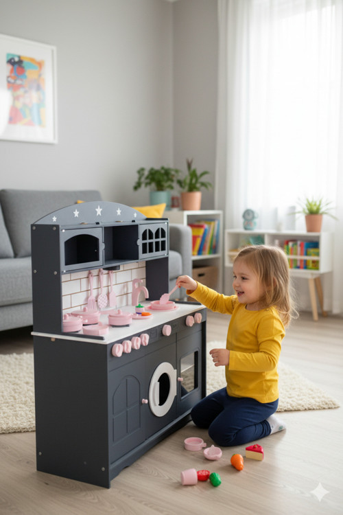 özka hobby wood antarsit gri tencere,tava ve 7 adet mutfak seti hediyeli