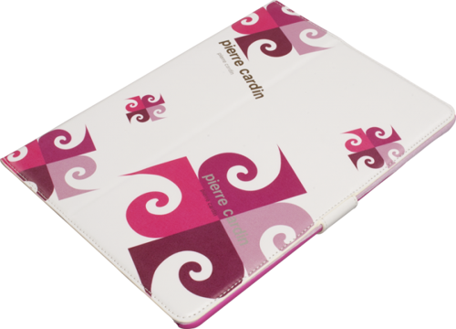 iPad 5/Air ile Uyumlu Suni Deri Tablet Kılıfı Pembe PCA-P02