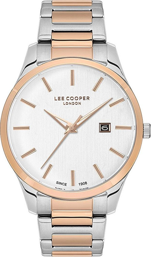 LC07621.530 Erkek Kol Saati – 44mm Silver-Rose Kasa, Takvimli Şık Tasarım