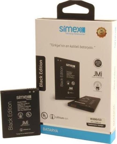 I9300 Galaxy S3 ile Uyumlu Black Edition Batarya 2100mAh
