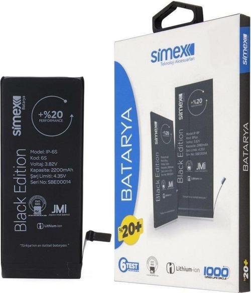 iPhone 6S ile Uyumlu  Performance SBT-02 Batarya