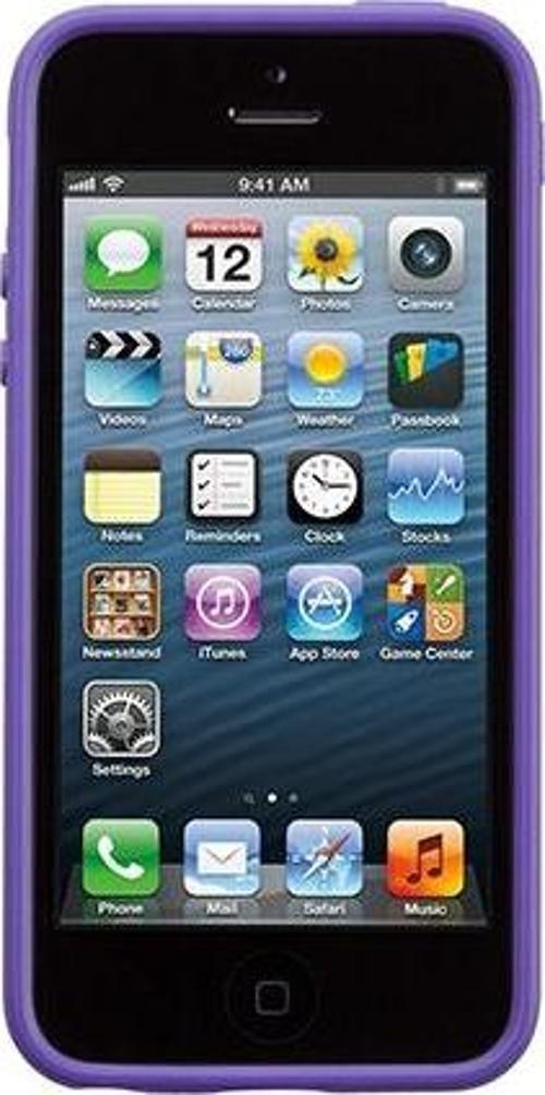 iPhone 4S/4 ile Uyumlu PixelSkin HD Silikon Kılıf Mor