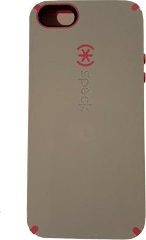 CandyShell iPhone SE/5S/5 ile Uyumlu Sert Kılıf Gri Pembe SPK-A1814