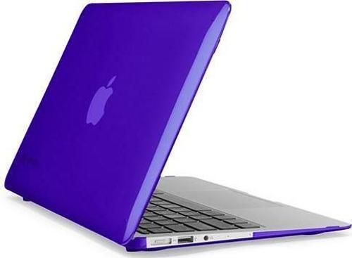 SmartShell Macbook Air 11" ile Uyumlu Koruma Kılıf Glossy Finish Purple