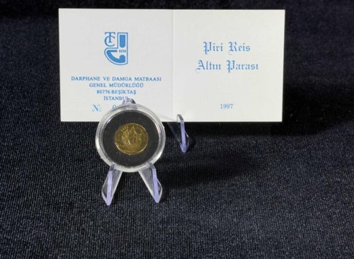 Piri Reis Altın Sikke – 1997 | 24 Ayar Altın | Proof Baskı