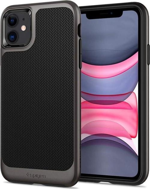 iPhone 11 ile Uyumlu Kılıf Neo Hybrid Gunmetal