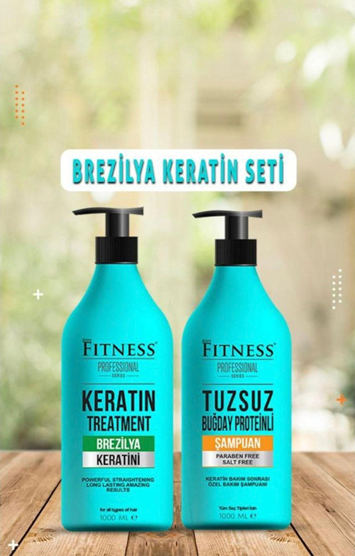 Saç Düzleştirici Keratin Bakımı Tuzsuz Şampuan Seti 1000 Ml