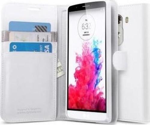 G3 ile Uyumlu Kılıf Slim Wallet S Cüzdan White