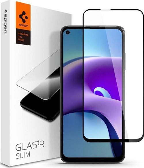 Redmi Note 9 / Redmi Note 9T ile Uyumlu Cam Ekran Koruyucu GLAS.tR Tam Kaplayan Full Cover Black