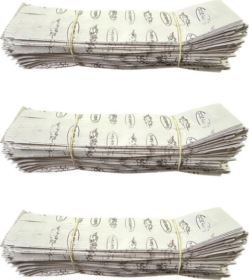 Baskılı Mat Beyaz Baget Dürüm Kese Kağıdı - 8 x 28 Cm. - 1.5 Kg. - Ortalama 360 Ad - Paket