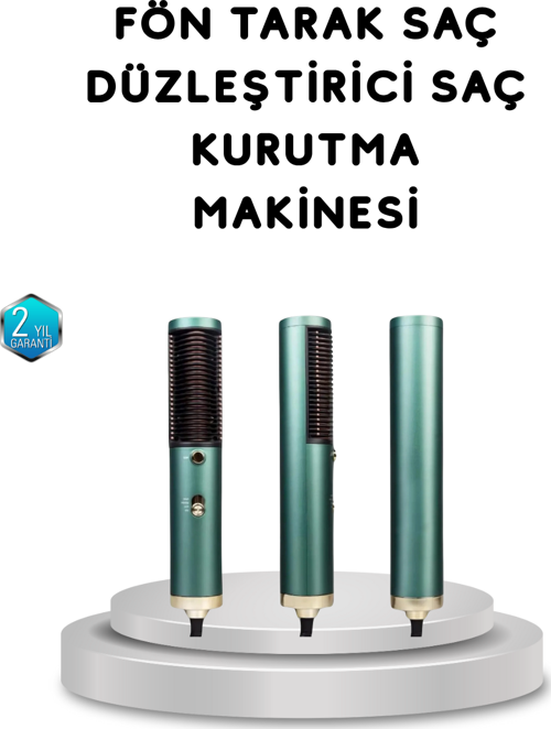 İyon Teknolojili Profesyonel Saç Kurutma ve Şekillendirme Makinesi 360° Dönebilen