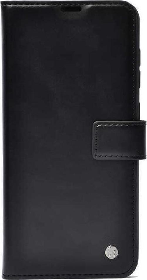 iPhone 13 Pro ile Uyumlu Kar Deluxe Kapaklı Kılıf Siyah