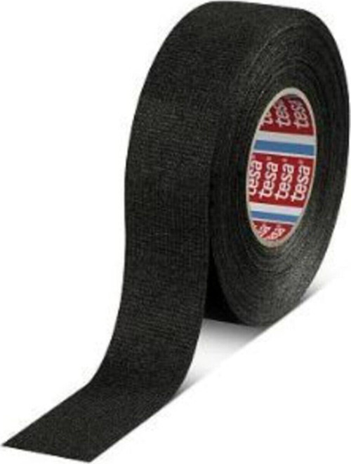 Siyah 51608 Tüylü Bez Bant 19 mm x 15 mt