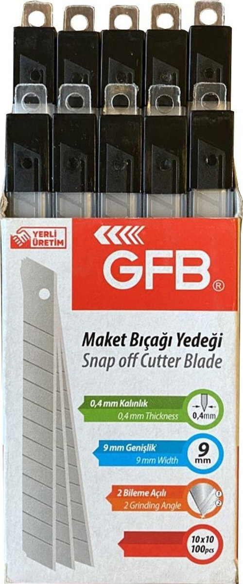 Maket Bıçağı Ucu Falçata Ucu (100 Adet)