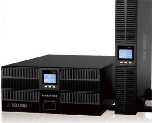 Srt 11 Model 10 Kva Rack Tower Online Ups 16*9 Ah Akü 5/15 Dakika Kesintisiz Güç Kaynağı