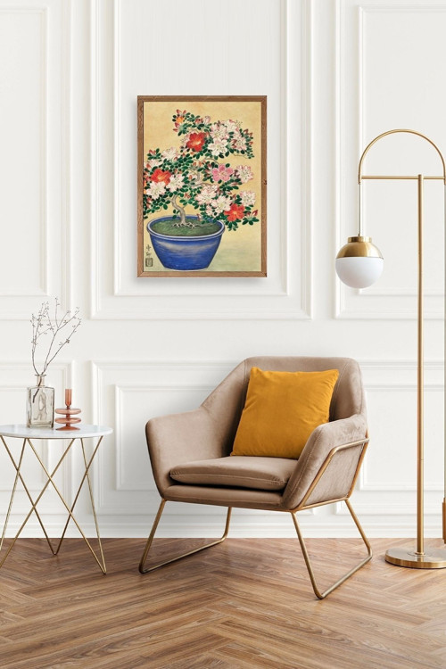 Büro Ev Ofis Dekoru için 23x30CM Tekli Ahşap Çerçeveli OKoson Tablo No33