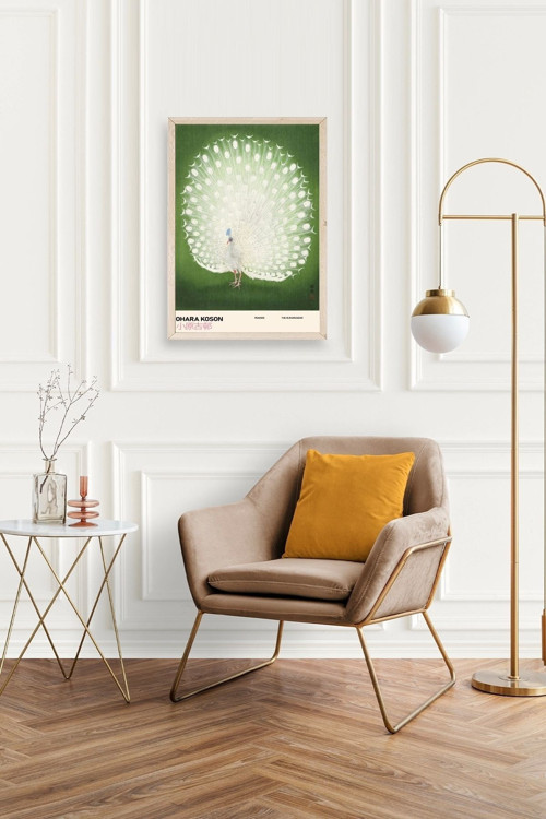 Büro Ev Ofis Dekoru için 50x70CM Tekli Ahşap Çerçeveli OKoson Tablo No56
